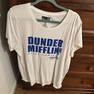 H&M Dunder Mifflin Graphic Tee - White